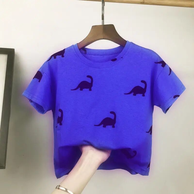 Boy's Short sleeve Dino T Shirt-Seazide Shop