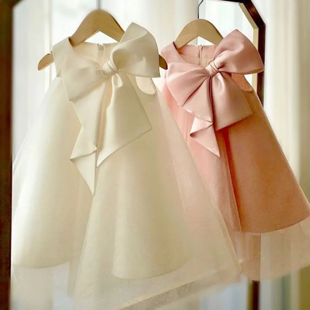 1-6Y Big Bow Princess Dress