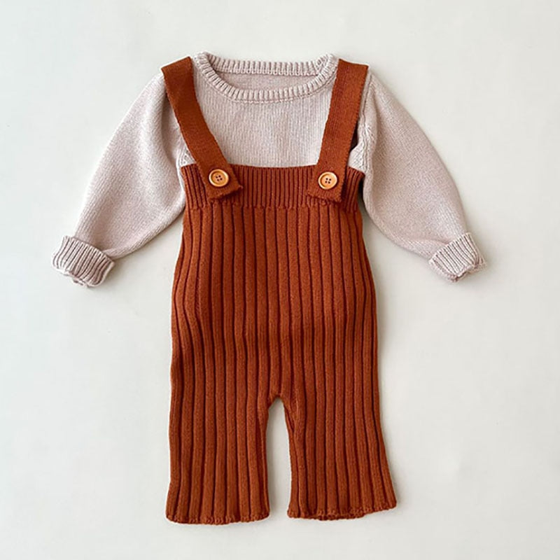 Ribbed Cotton Overalls-Seazide Shop