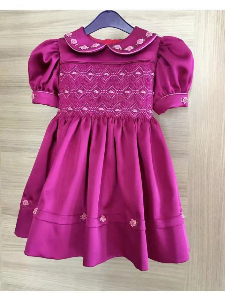 0-6Y Smocked Vintage Dress