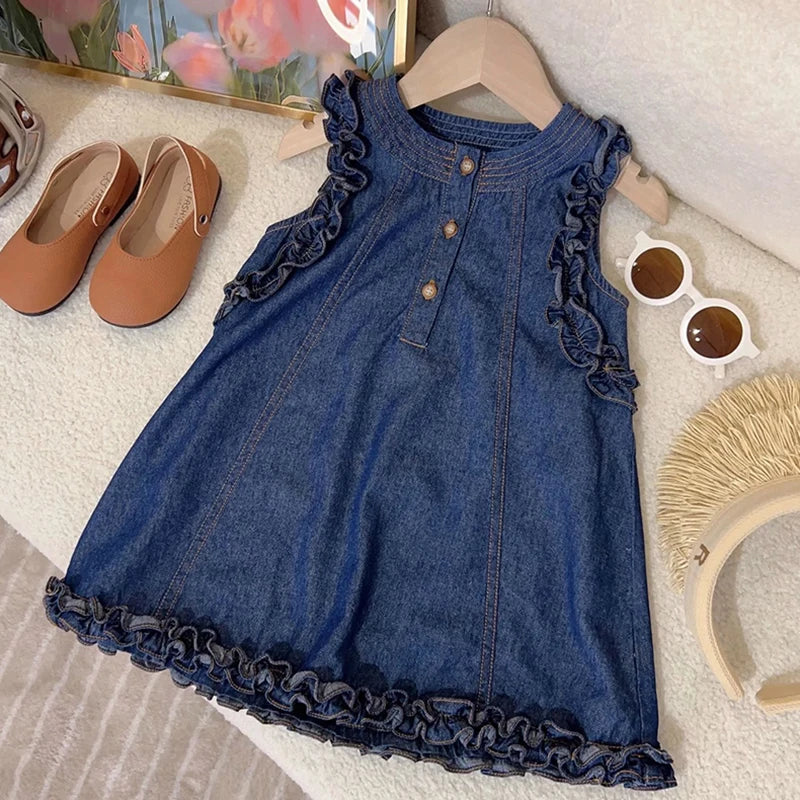 Sweet Denim Tank Dress