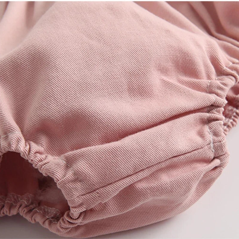 Sweet Candy Color Baby Bloomers Summer Cozy Cotton Infant Baby Shorts for Toddler Girls Clothing Children Short Pants 0-3 Years - Seazide Shop