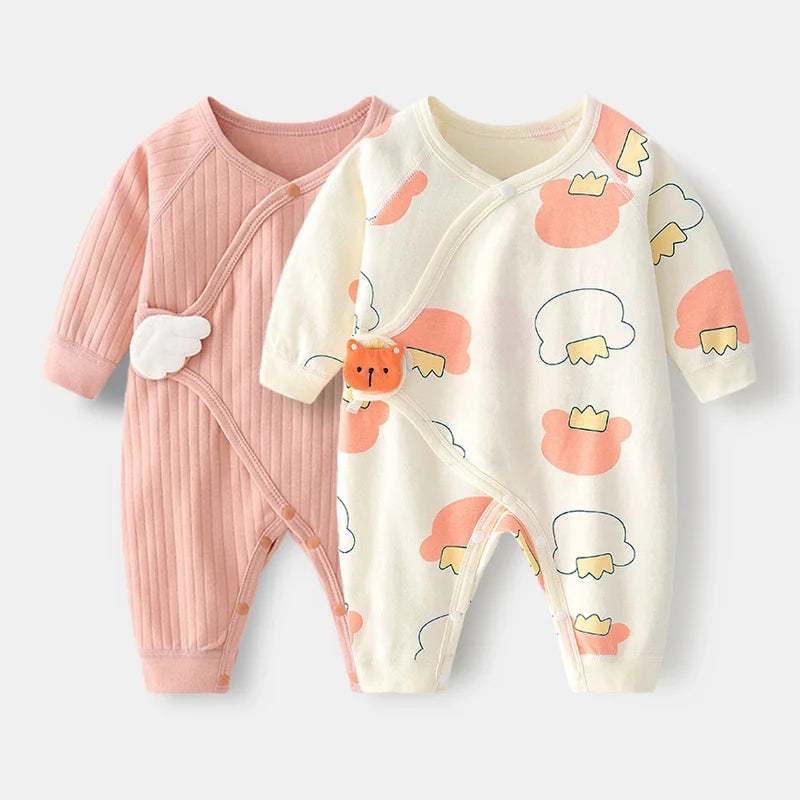 2Pairs/set 0-6M Newborn Baby Rompers