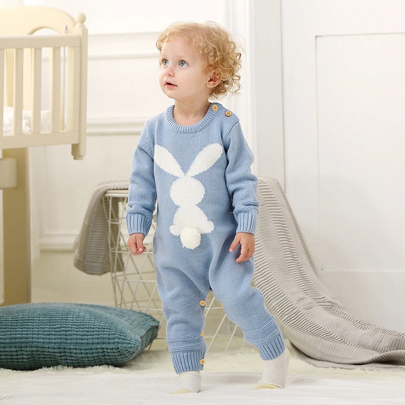 Cute Rabbit Knit Onesie 0-18m