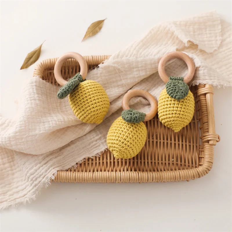 Lemon Crochet Rattle +Teether