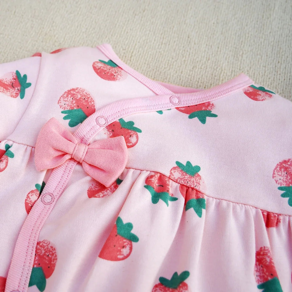 0-12M Strawberry Girls Footsie - Seazide Shop