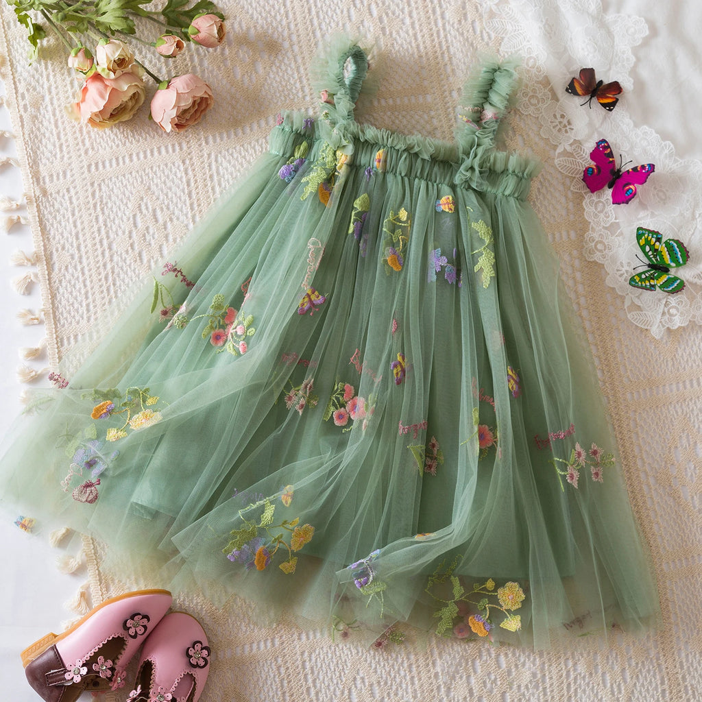 Blossom Fairy Baby Girl Flower Dress 12-24M