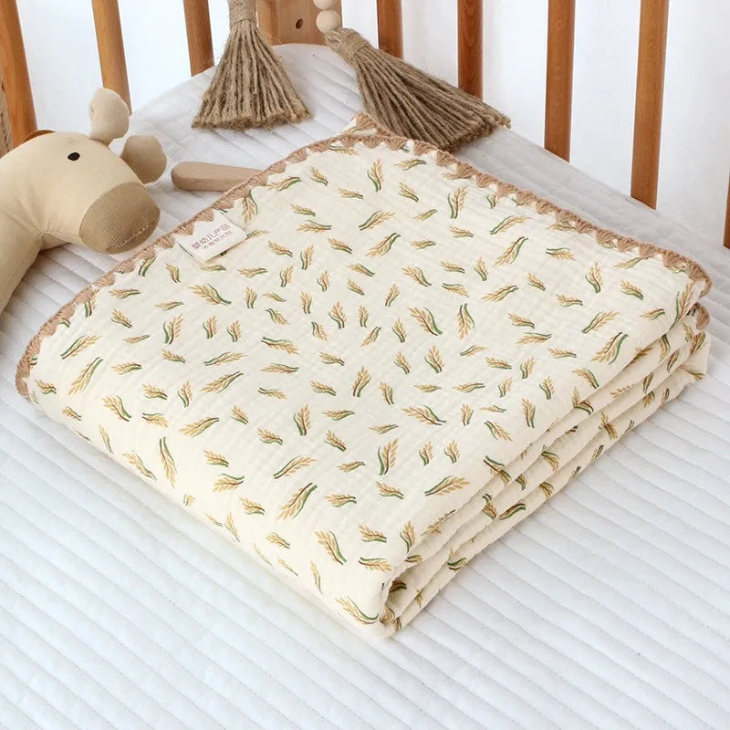 4 Layers Gauze Cotton Baby Blanket - Seazide Shop