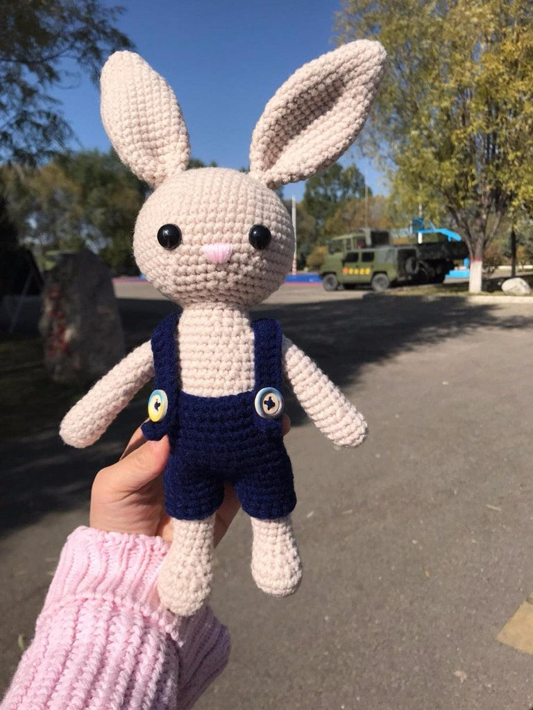 Crochet Woolen Rabbit Toy-Seazide Shop