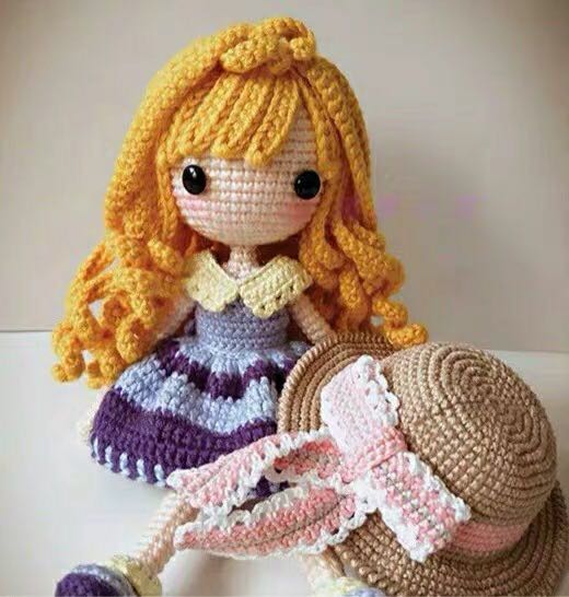 Cutie Girl Knit Toy-Seazide Shop