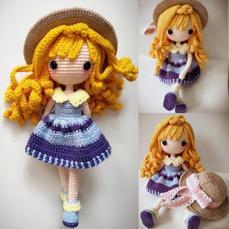 Cutie Girl Knit Toy