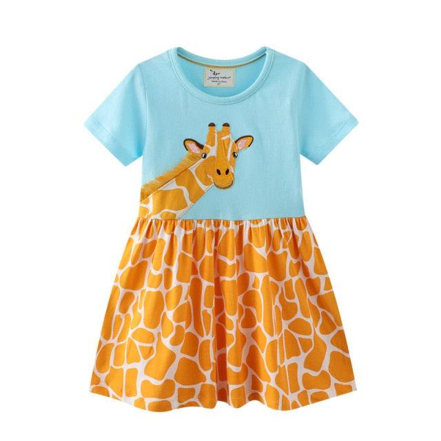 Giraffe Summer Dress-Dresses & Dress Sets-Seazide Shop
