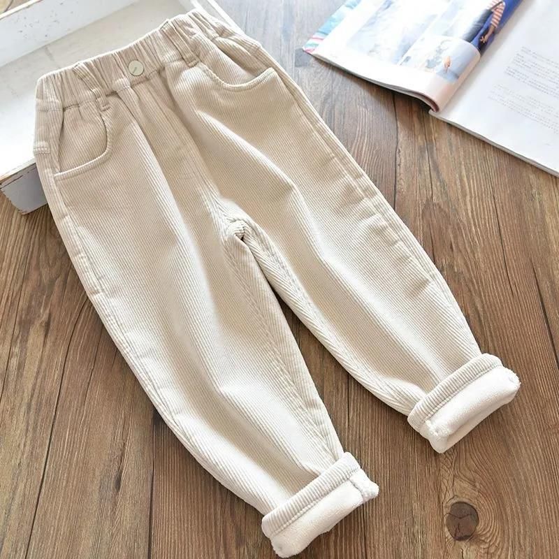 Corduroy pants with Fleece Lining-Seazide Shop