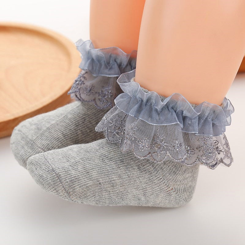 Princess Ruffle Lace Socks-Seazide Shop